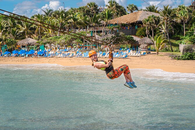 Ocean Zipline Adventure in Puerto Plata at Coconut Cove Beach - Who will enjoy this most