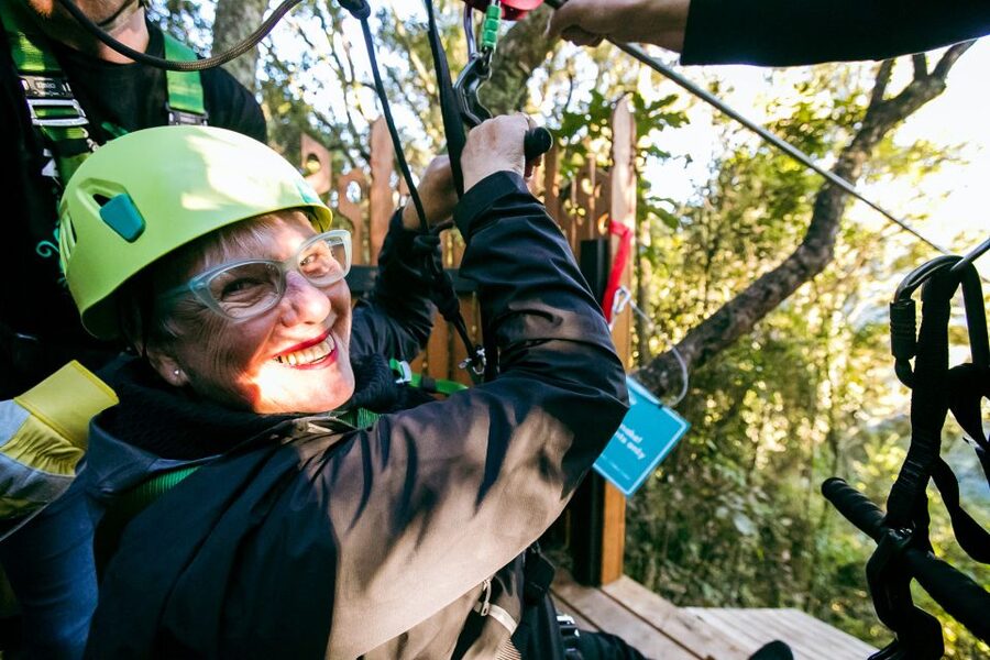Okere Falls: Zipline over Waterfalls Experience - The tree planted in your name