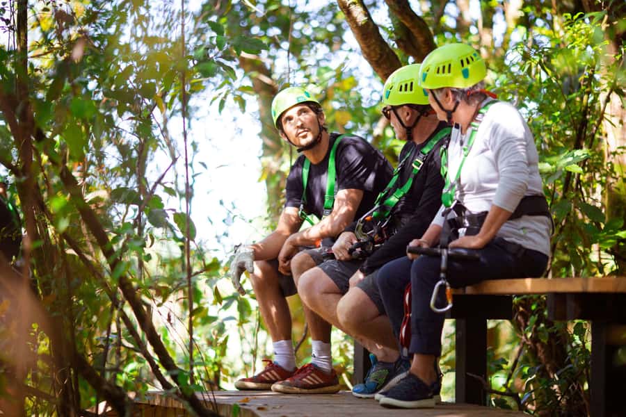 Okere Falls: Zipline over Waterfalls Experience - How the guides shape the day
