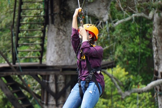 One Day Guided Tour: Kayaking, Zipline & Tubing In The Cave from Vang Vieng - Forest ziplining and the afternoon pace