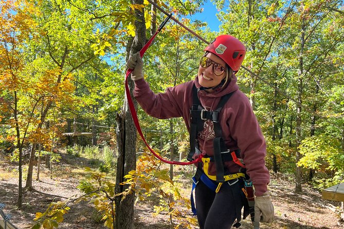 Osage 8 Zipline Canopy Tour - Flying through the Ozark hills on eight lines