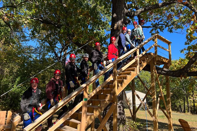 Osage 8 Zipline Canopy Tour - The safety setup and physical demands