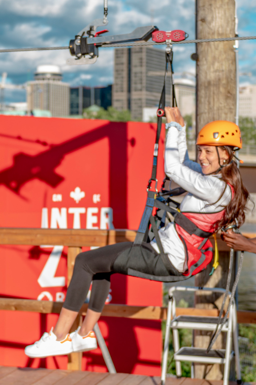 Ottawa: River Zipline Adventure - The view from 120 feet above the Ottawa River