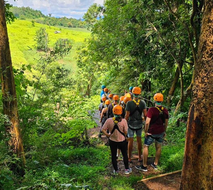 Pai: Jungle Ziplining Adventure with 16 Platforms - The 550-meter zipline