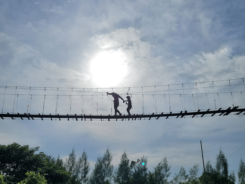 Pattaya: Zipline Adventure with 25 Platforms w/ Kids Option - Getting fitted with safety gear