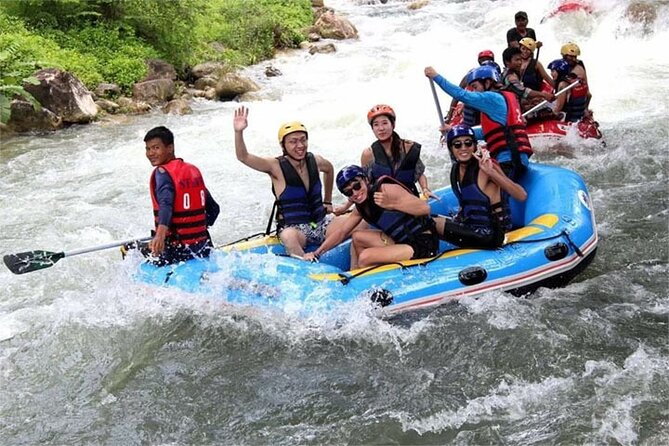 Phang Nga Tour with White Water Rafting and Zipline - The 5-kilometer whitewater run