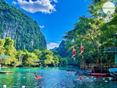 Phong Nha: Cave Exploration and Zipline Dark Cave Tour