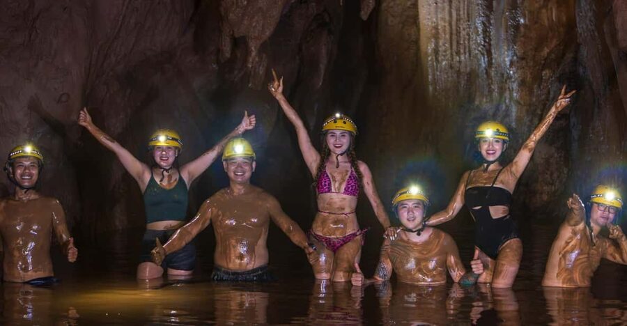Phong Nha/Dong Hoi: Phong Nha Cave and Zipline in Dark Cave - Dark Cave starts with a zipline