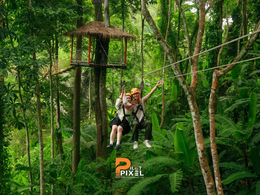 Phuket :ATV Quad Bike & Zipline Adventure Combo in Patong - A zipline and ATV day above Patong