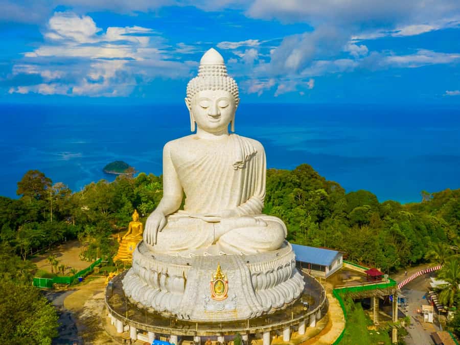Phuket: Bird Park, Elephant Feeding, ATV Ride & City Tour - Big Buddha and Karon View Point start the sightseeing