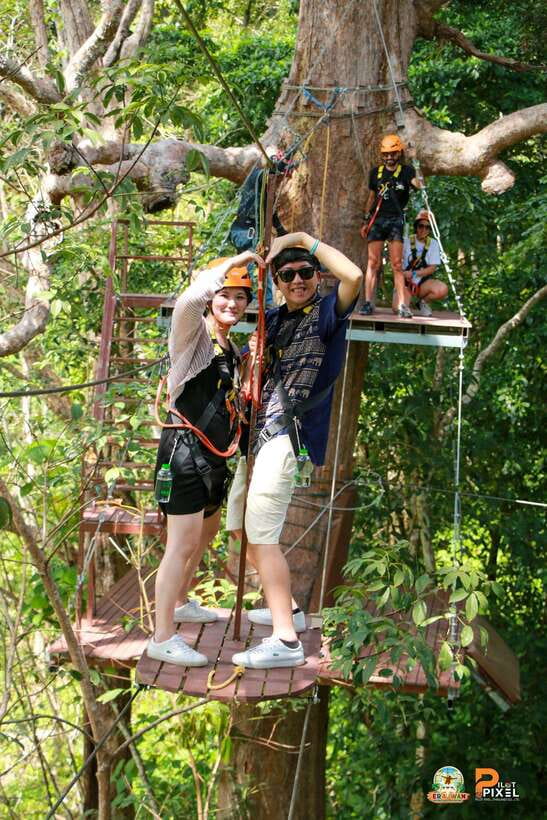Phuket: Erawan Zipline Adventure with Ocean Views in Patong - Food, drinks, and the end of the course