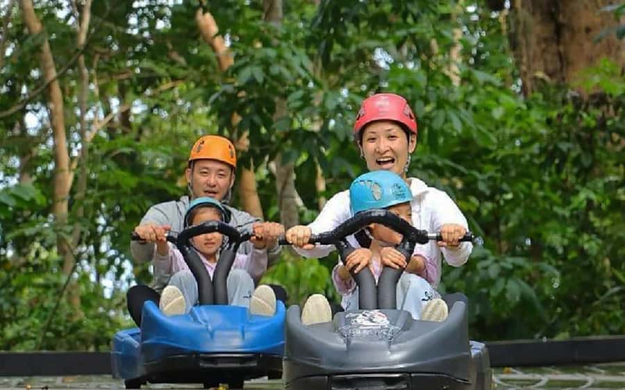 Phuket: Hanuman Luge Ticket Combined with Zipline World+ - World+ adds height, bridges, and a treetop walk