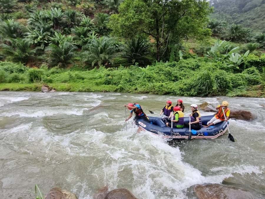 Phuket: Monkey Cave, Water Rafting, Zipline with ATV Option - Five kilometers of white-water rafting