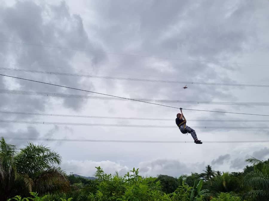 Phuket: Monkey Cave, Water Rafting, Zipline with ATV Option - Lunch at the camp and the optional ATV ride