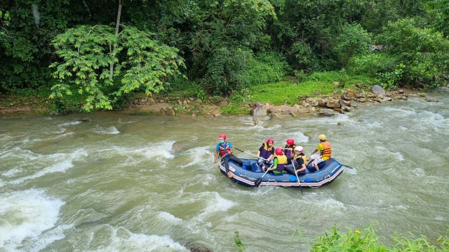 Phuket: Monkey Cave, Water Rafting, Zipline with ATV Option - Inside the Monkey Cave and Suwan Kuha Temple