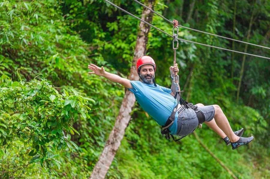 Phuket: Old Town + ATV 30Min Zipline 15Pform + Night Market - A 15-platform zipline adds height and speed