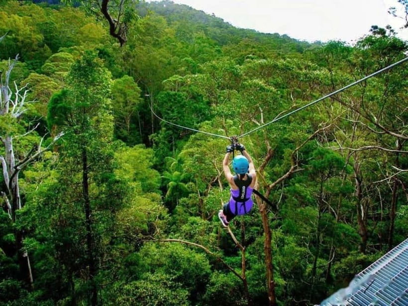 Phuket: Phang Nga Monkey Cave, Rafting & Zipline Day Tour - Suwan Khuha Temple and the Monkey Cave