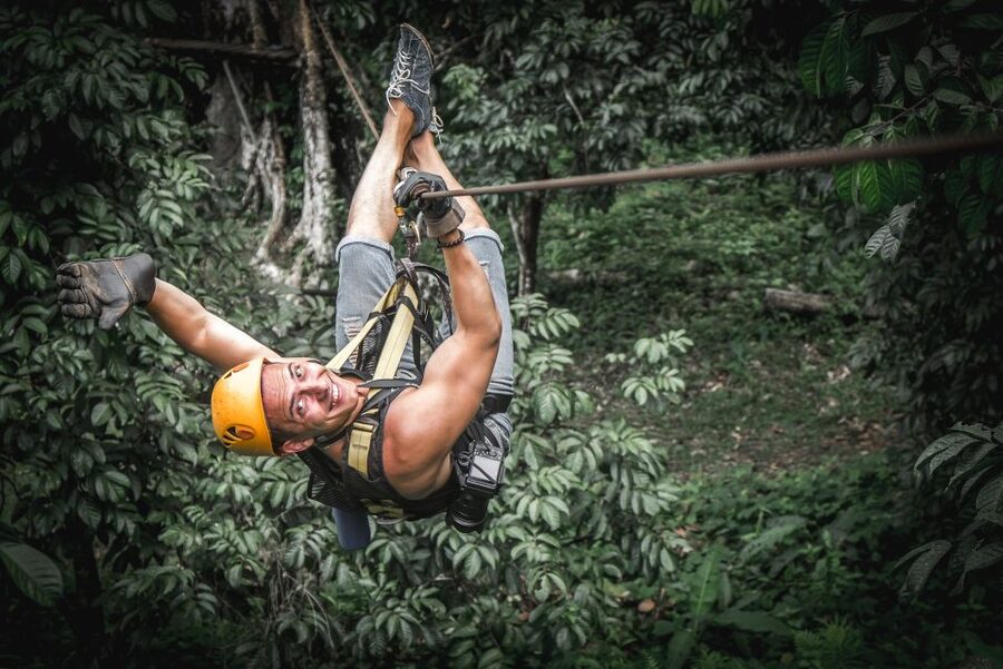 Phuket: Private ATV, Zipline & Phuket City Tour - ATV riding and ziplining near Karon Viewpoint