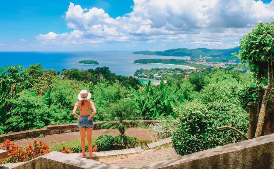 Phuket: Private ATV, Zipline & Phuket City Tour - Phuket Old Town after the temples