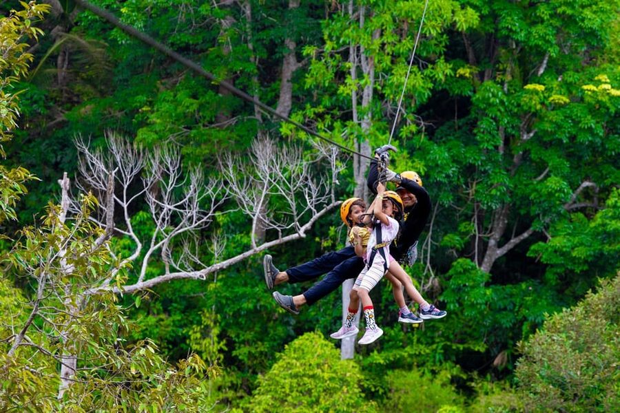 Phuket: Rainforest Eco Zipline Expedition - Rain, clothing, and the tropical setting