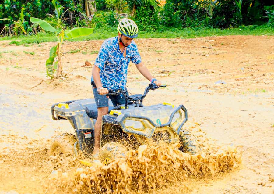 Phuket : Ride ATV Adventures ,Zipline & Viewpoint Panoramic - Ziplining above the Phuket forest
