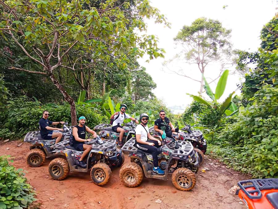 Phuket : Ride ATV Adventures ,Zipline & Viewpoint Panoramic - Wat Phra Yai and the Big Buddha view