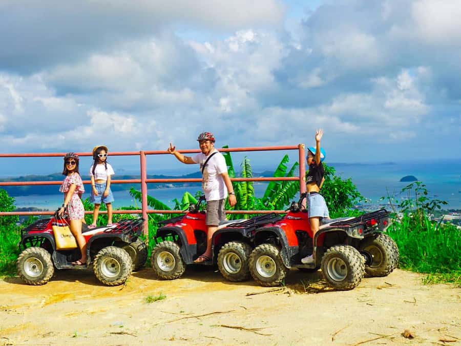 Phuket : Ride ATV Adventures ,Zipline & Viewpoint Panoramic - Safety briefing before the zipline