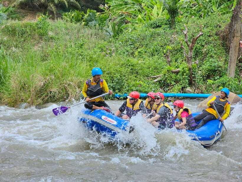 Phuket: White Water Rafting, ATV, and Zipline Adventure - The 5-kilometer rafting run