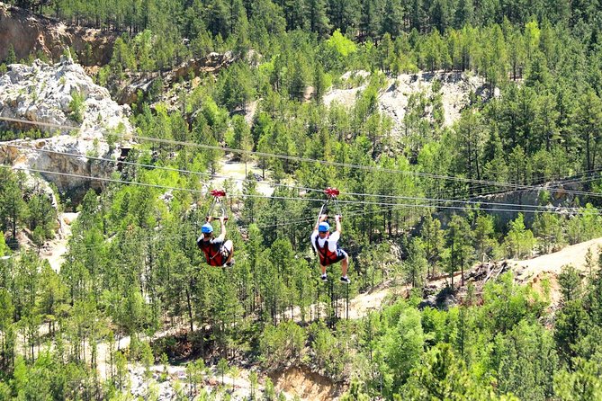 Pinnacle Zipline Tour in Keystone - The chairlift is the first real test