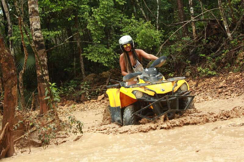 Playa del Carmen: ATV Xtreme & Zipline Experience - Taking the 450cc Can-Am into the jungle