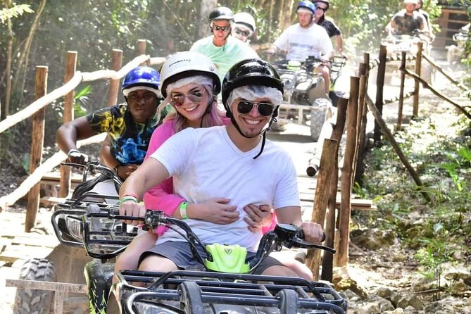 Playa del Carmen Jungle Adventure ATV Zipline and Cenote - Ziplines Above the Tree Canopy