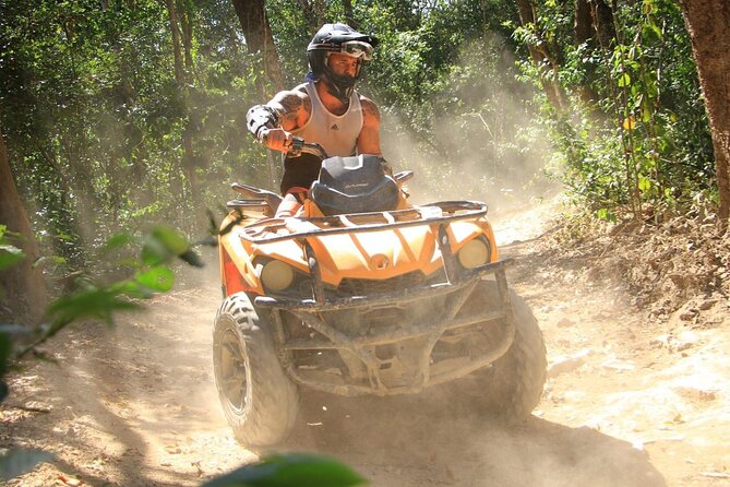 Playa del Carmen Maya Adrenaline Day ATV Zipline and Cenote - Lunch and the Shape of the Day