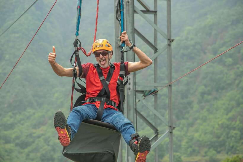 Pokhara: Experience The World's Steepest Zipline - The safety briefing and harness choice