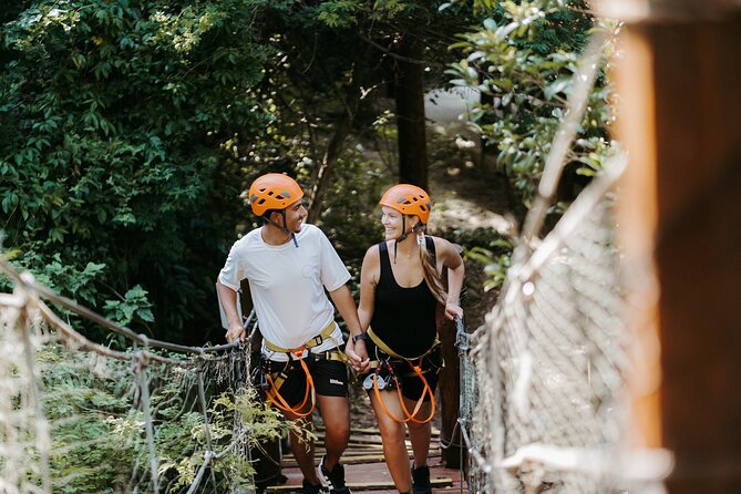 Private Jungle Adventure tour: Zipline + Rappel + Cenote - Ziplining above the jungle