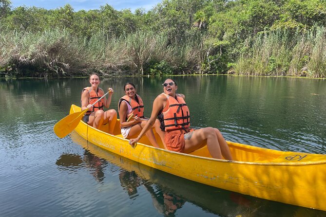 Private Tour Tankah 3 Zip Lines 3 Cenotes Canoe Snorkel Community - Pickup makes this easier from Playa del Carmen
