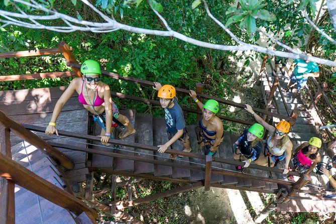 Private Tour with 3 Cenotes + 5 Zip-lines + Mayan Lunch - The Ruta de los Cenotes near Puerto Morelos