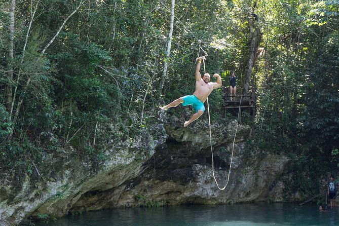 Private Tour with 3 Cenotes + 5 Zip-lines + Mayan Lunch - The Mayan lunch at the end