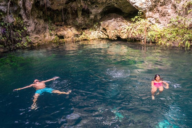 Private Tour with 3 Cenotes + 5 Zip-lines + Mayan Lunch - Two open cenotes and one cavernous stop