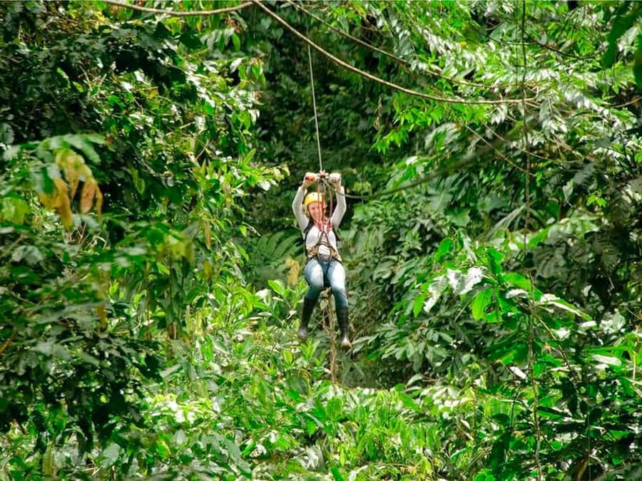 Puerto Maldonado: Jungle Adventure |Zipline + Canopy + Kayak - The suspension bridge and the forest canopy