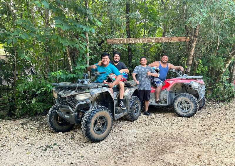 Puerto Morelos: Jungle ATV Adventure, Ziplines and Cenote - The cenote is the calmest stop