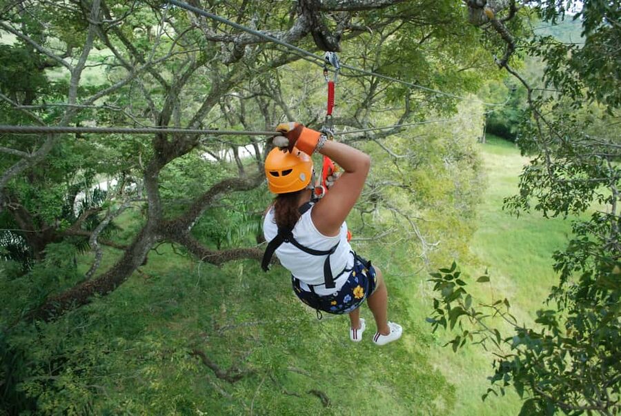 Puerto Plata: Zip Line, Horseback Riding, & Waterfall Combo - Six zip lines above the tropical views