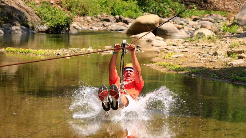 Puerto Vallarta: Canopy River Zip Line Tour with Mule Ride - Walking the Jorullo Bridge