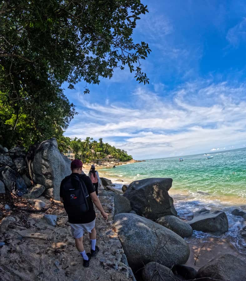 Puerto Vallarta: Hiking Trail, 6 Hidden Beaches & Zipline. - Four more beaches, Platanitos to Caballo