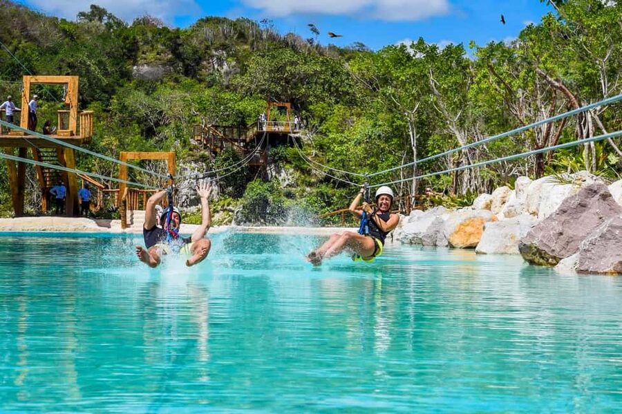 Punta Cana: Scape Park Entry for Cenote, Zip Lines, & Caves - Eight zip lines above the trees