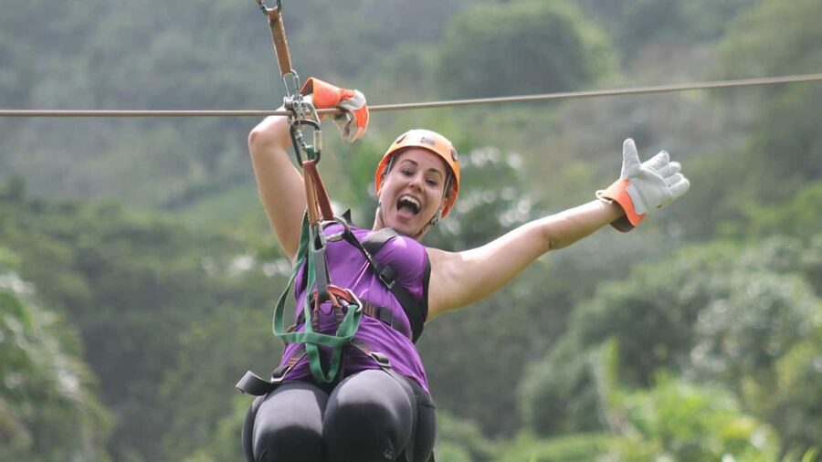 Punta Cana: Zip Line Adventure with Hotel Pickup - Eight flights above the countryside