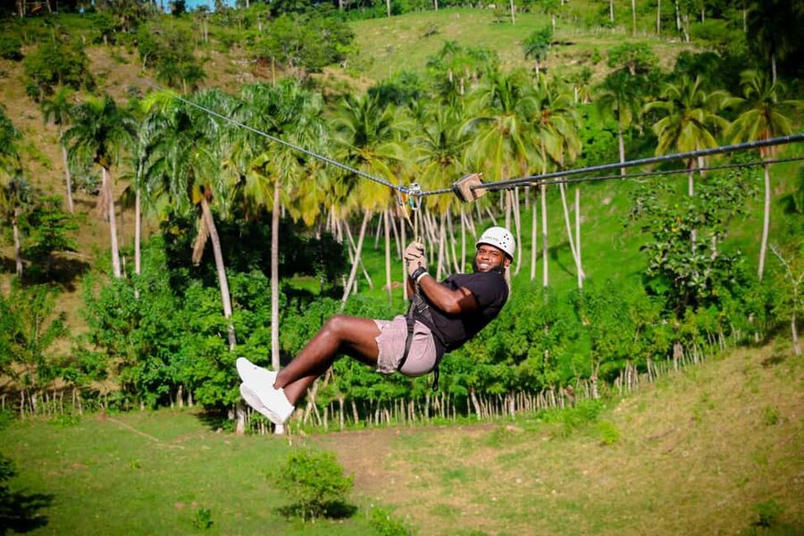 Punta Cana: Zipline, Buggy, Horseback Riding, and Lunch - Eight ziplines through the treetops