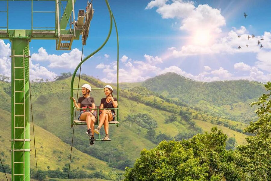 Punta Cana: Zipline, Chairlift, Buggy & Horse Ride Adventure - The ride from Punta Cana to the park