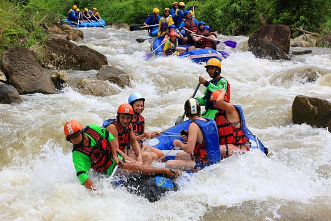 Rafting 5.5 km., Zipline, ATV 30 Min., Suvankhuha Temple. - A full day from Phuket to the river
