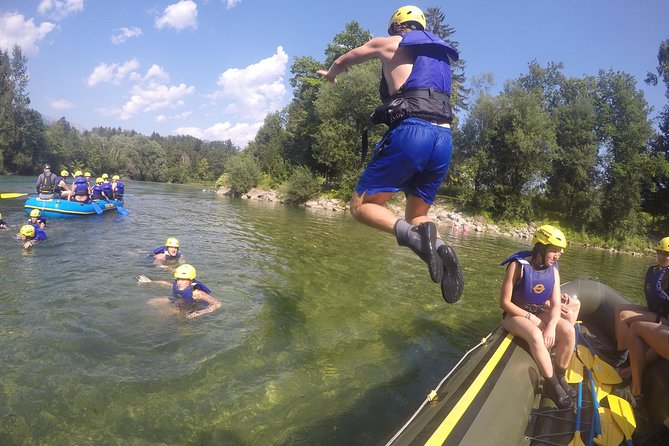 Rafting and zipline in Bled Slovenia - The two 250-meter zipline runs