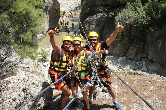 Rafting at Koprulu Canyon with Zipline Incl. Lunch f/Alanya - The zipline adds the best visual change